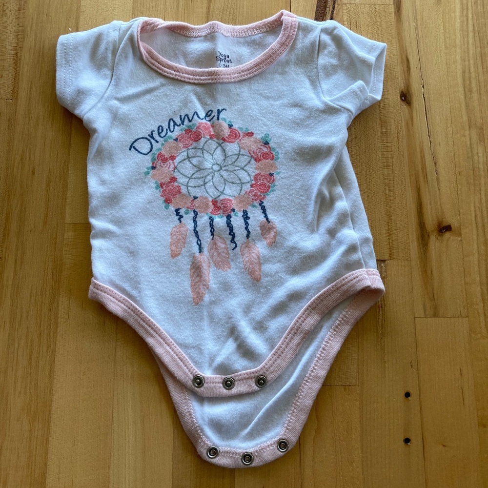 Yoga Sprout baby onesie